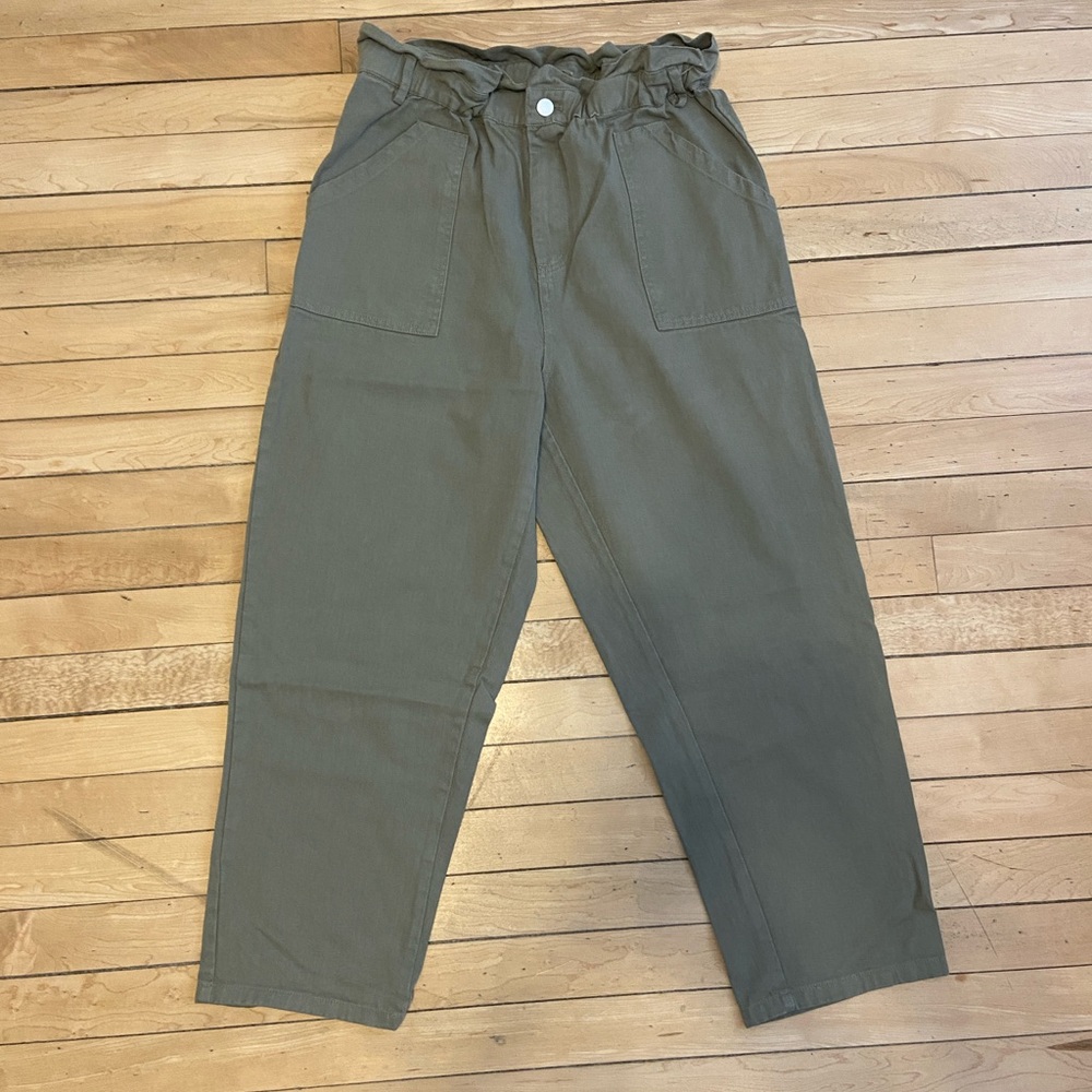 Paper bag Olive Green Pant